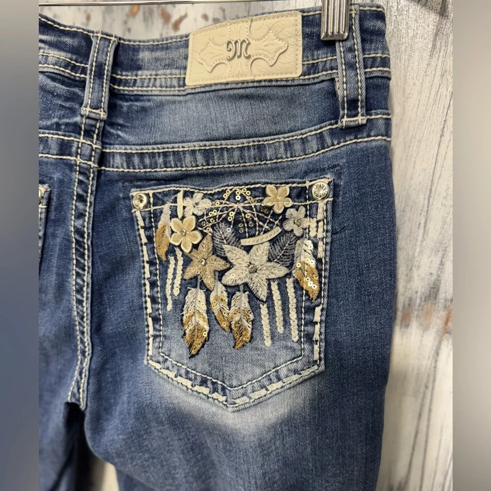 Miss Me Mid-Rise Bootcut Jeans Size 28x32 - Picture 7 of 11